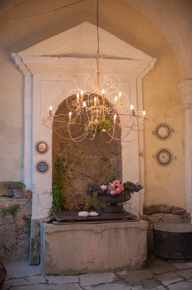  12 luci bianco anticato